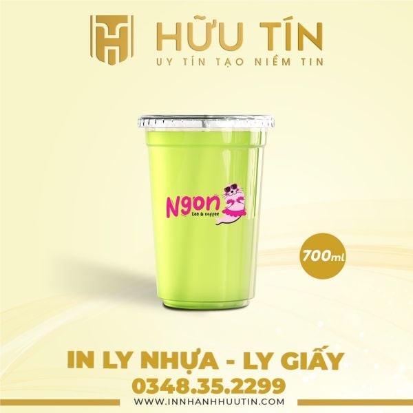  In 10000 Ly Nhựa PP 700ml - In nhiều màu 