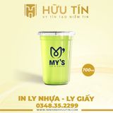  In 10000 Ly Nhựa PP 700ml - In 1 màu 