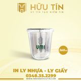  In 10000 Ly Nhựa PP Đáy Bầu 360ml - In 1 màu 