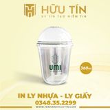  In 5000 Ly Nhựa PP Đáy Bầu 360ml - In 1 màu 