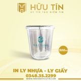  In 1000 Ly Nhựa PP Đáy Bầu 500ml - In 1 màu 