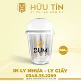  In 10000 Ly Nhựa PP Đáy Bầu 500ml - In nhiều màu 