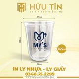  In 1000 Ly Nhựa PP Đáy Bầu 700ml - In 1 màu 