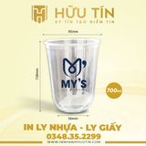  In 10000 Ly Nhựa PP Đáy Bầu 700ml - In 1 màu 
