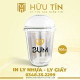  In 10000 Ly Nhựa PP Đáy Bầu 700ml - In nhiều màu 