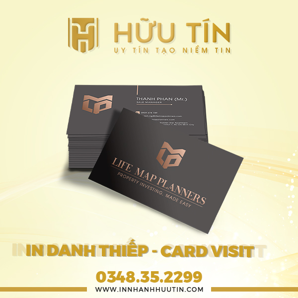  In 10 Hộp Card Visit Tiêu Chuẩn 