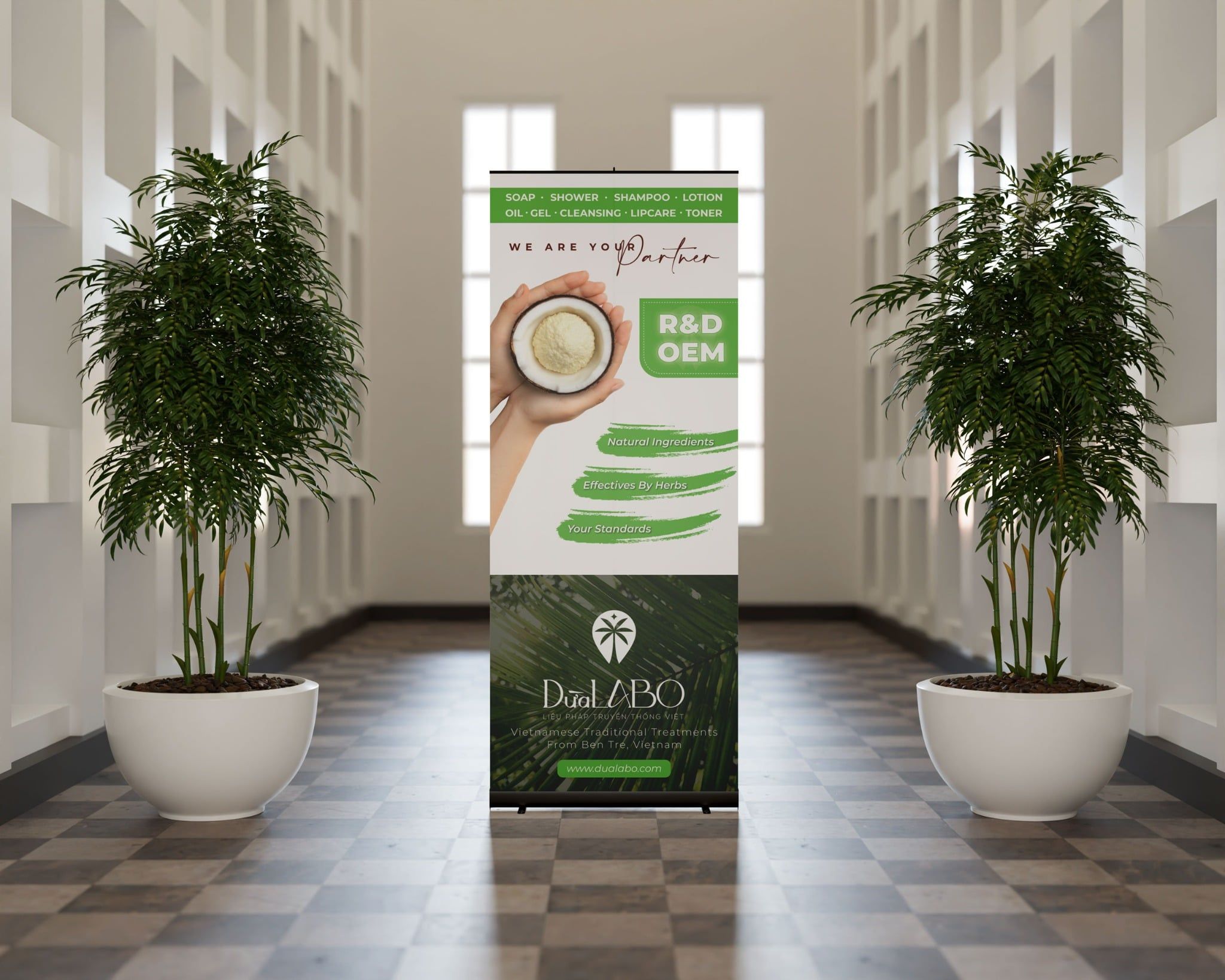  Standee - Dừa Labo 
