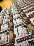  Tem decal chống thấm - Kẹo Khóm Aroma 