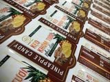  Tem decal chống thấm - Kẹo Khóm Aroma 