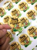  Tem decal tròn - Bún Đậu Thủy 