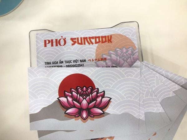  NameCard Kiểu Nhật - Phở SunCook 