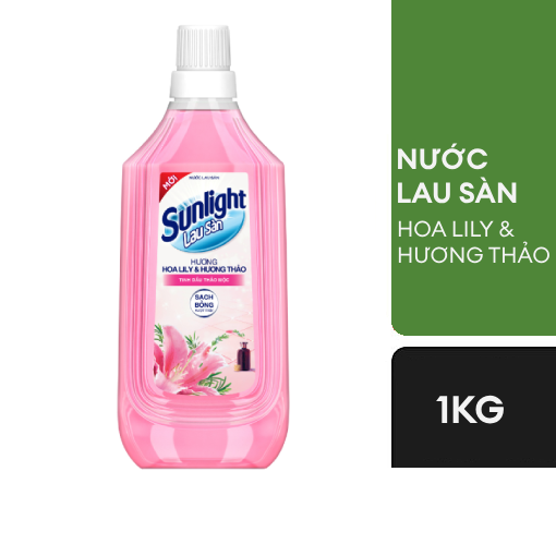  Nước lau sàn Sunlight Tinh dầu Thảo mộc Hoa Lily & Hương thảo 1kg 
