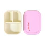  Hộp cơm trưa văn phòng 3 ngăn silicon cao cấp phối màu -750ml 