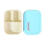  Hộp cơm trưa văn phòng 3 ngăn silicon cao cấp phối màu -750ml 