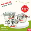  Bộ nồi Inox 5 đáy Sunhouse SHG788 