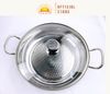  Nồi lẩu inox 430 Fivestar HT cook size 28cm FHTCL28 - vung kính 