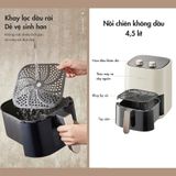  Nồi chiên không dầu Bear QZG-E12H9 (4,5 lít) 