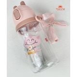  Bình nước Tritan cho trẻ em 610ml, BPA free (tự chọn màu, có dây đeo) 