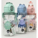  Bình nước Tritan cho trẻ em 610ml, BPA free (tự chọn màu, có dây đeo) 