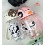  Bình nước Tritan cho trẻ em 360ml, BPA free (tự chọn màu, có dây cầm) 