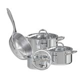  Bộ nồi chảo Inox 304 Sunhouse SHG808 
