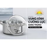  Bộ nồi chảo Inox 304 Sunhouse SHG808 