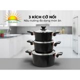  Bộ nồi chống dính Ultra Titanium Sunhouse ST2210B 
