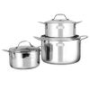  Bộ nồi Inox cao cấp 3 lớp liền đáy Tri-Max 3 chiếc size 16-20-24cm 