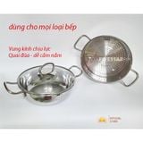  Bộ nồi xửng hấp inox Fivestar 20cm FSNX20003 (quai đũa, nắp kiếng) 