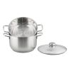  Bộ nồi xửng hấp inox Fivestar 26cm FSNX26003 (quai đũa, nắp kiếng) 