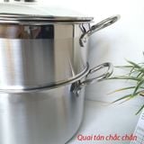  Bộ nồi xửng inox 3 đáy Fivestar FSNX30003 30cm, dày 0.8mm 
