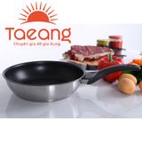  Chảo chống dính inox 3 đáy vân caro Fivestar Standard 22cm 