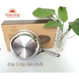  Chảo sâu lòng Blackcube Fivestar inox 3 lớp liền khối 22cm 