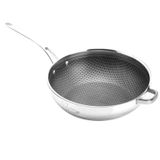  Chảo sâu lòng Blackcube Fivestar inox 3 lớp liền khối 22cm 