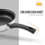  Chảo Inox chống dính 3 đáy MaxB EL-3767 size 24cm 