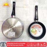  Chảo Inox chống dính 3 đáy MaxB EL-3767 size 24cm 