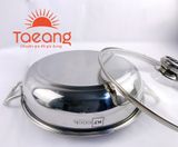  Nồi lẩu inox 430 Fivestar HT cook size 30cm FHTCL30 -  vung kính 