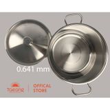  Nồi luộc gà inox 1 đáy Fivestar Htcook 32cm, vung inox 