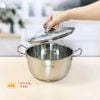  Bộ nồi inox 304 Fivestar Plus FPB4012 3 đáy, 3 nồi 16-20-24cm, 1 chảo 26cm 