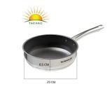  Chảo cạn Sunhouse inox 5 đáy IN20M4 20cm 