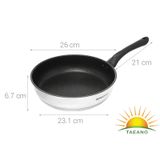  Chảo cạn Sunhouse inox 5 đáy IN26M4 26cm 