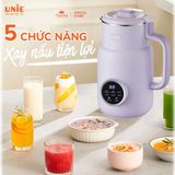  Máy làm sữa hạt Unie UMB08 PRO 600ml, nắp inox 304 cải tiến 