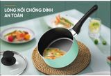  Quánh nhôm chống dính Sunhouse MP14O - 14cm, dùng bếp gas, bếp hồng ngoại 