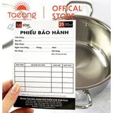  Nồi inox 304 liền khối Fivestar Plus 20cm, quai đũa, vung kính 