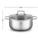  Nồi inox liền khối Elmich Trimax XR EL-3839 size 16cm 