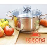  Nồi inox Sandwich Fivestar 20cm FSN20-SW, 3 đáy, vung kính 