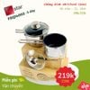  Quánh inox 3 đáy Fivestar Standard 12cm, chống dính FSQ12002 