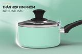  Quánh nhôm chống dính Sunhouse MP14O - 14cm, dùng bếp gas, bếp hồng ngoại 