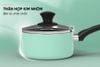  Quánh nhôm chống dính Sunhouse MP14O - 14cm, dùng bếp gas, bếp hồng ngoại 