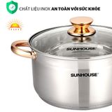  Bộ nồi inox 5 đáy Sunhouse SH781 